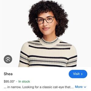 Tortoise Shell Cat-Eye Glasses Warby Parker Shea